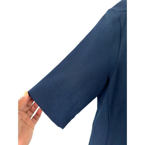 MM Lafleur The Lancia Sheath Dress Navy Business Career Office Work Size 8 - Picture 7 of 14
